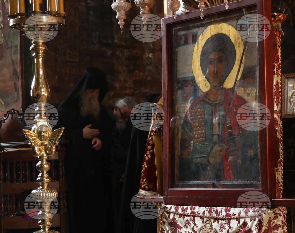 Гърция - Света Гора - Зографски манастир - празник