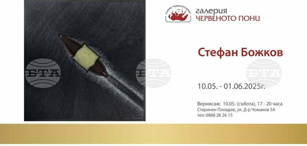 Художникът Стефан Божков открива своя изложба в Пловдив