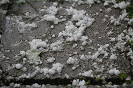 Бургас - дъжд - градушка