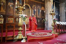 Бургас - храм "Св. Св. Кирил и Методий" - Летен Никулден - Света литургия