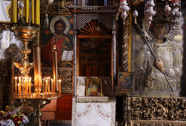 Evening Prayer Service Held at Zograf Monastery