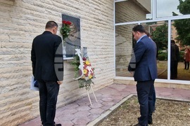 Свищов - Калушко Калушков - паметна плоча - откриване