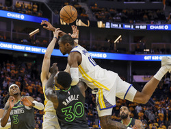 Warriors Timberwolves Basketball