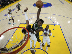 APTOPIX Timberwolves Warriors Basketball
