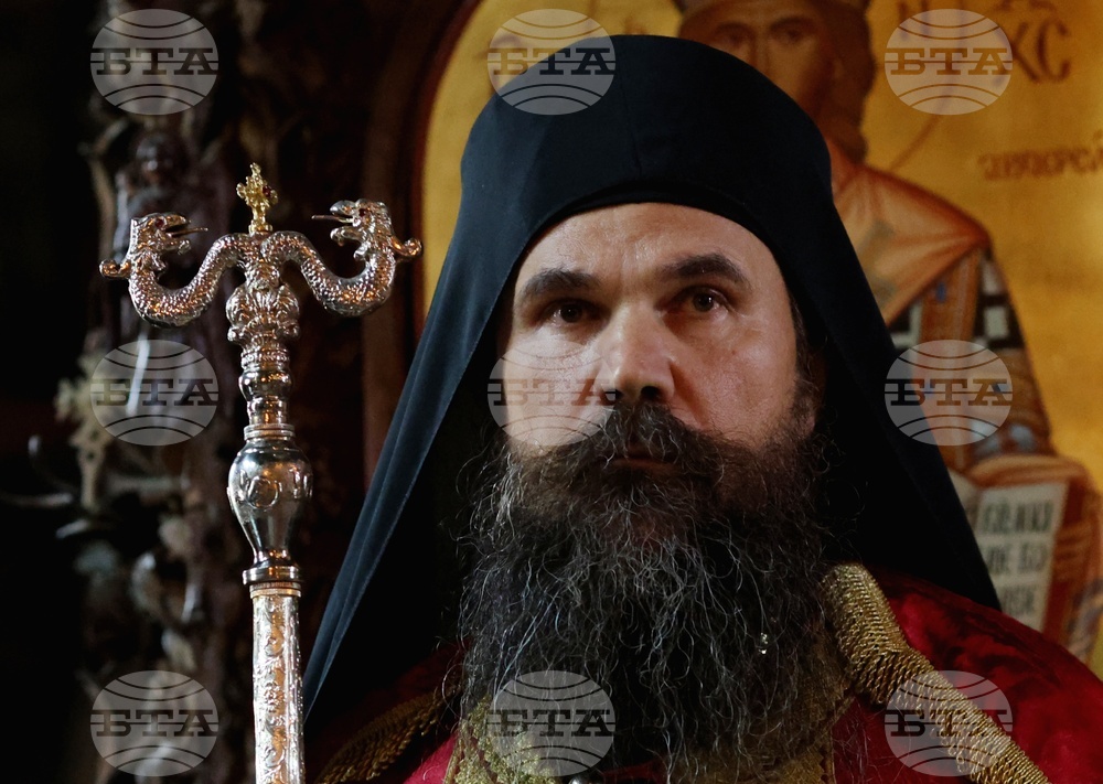 Archimandrite Gabriel Enthroned as Hegumen of Zograf Monastery