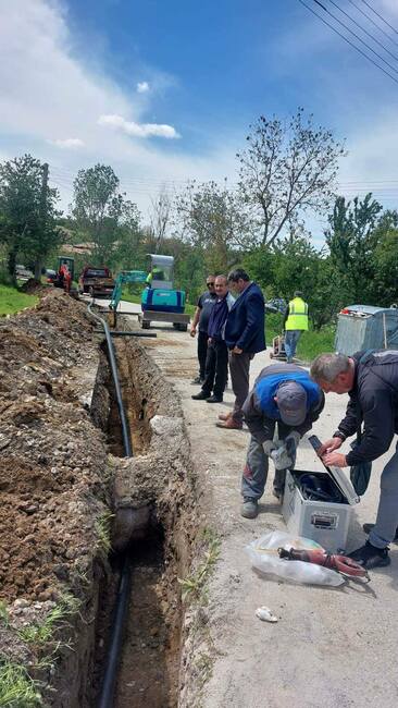 Кметът Хайредин Мехмедов инспектира 80% от ремонта на водопровода в Добротица