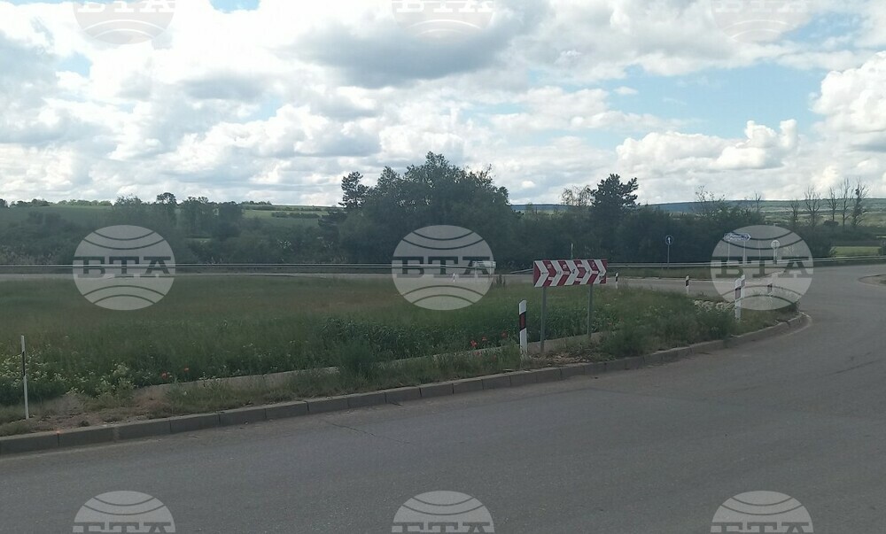 АПИ: Монтирани са направляващи стълбчета на кръстовището на път II-49 в района на с. Трапище, участък с концентрация на пътни инциденти
