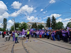 Протест - градски транспорт