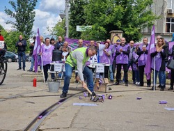 Протест - градски транспорт