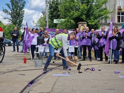 Протест - градски транспорт