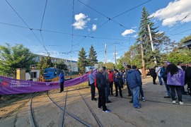 Протест - градски транспорт