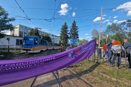 Протест - градски транспорт