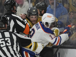 Oilers Golden Knights Hockey