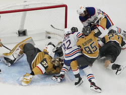 APTOPIX Oilers Golden Knights Hockey