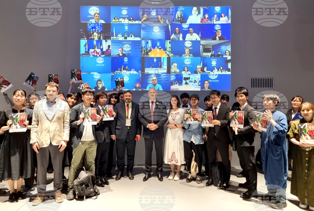 LIK Magazine's April Issue on Bulgaria’s Participation in World Expos Presented in Osaka by President Radev, BTA Director General Valchev