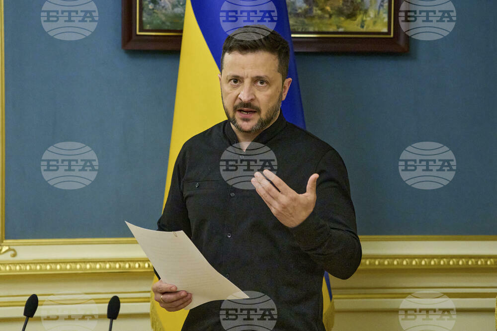 Украинският президент Зеленски обяви нови санкции, наложени от Националния съвет за сигурност и отбрана