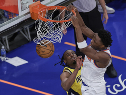 Pacers Knicks Basketball