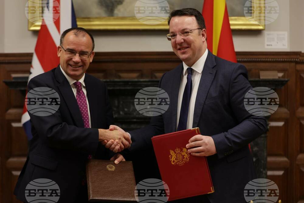 North Macedonia Signs Agreement on Political, Economic Cooperation with UK