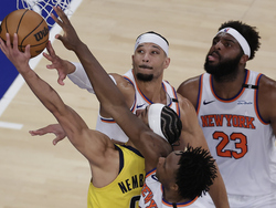 Pacers Knicks Basketball