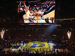 CORRECTION Knicks Pacers Basketball