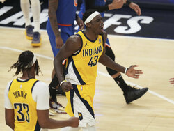 Knicks Pacers Basketball