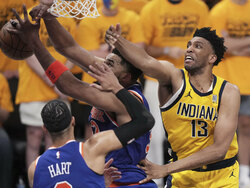 Knicks Pacers Basketball