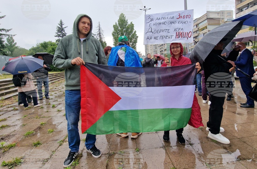 Сдружение на палестинците в България - мирен протест