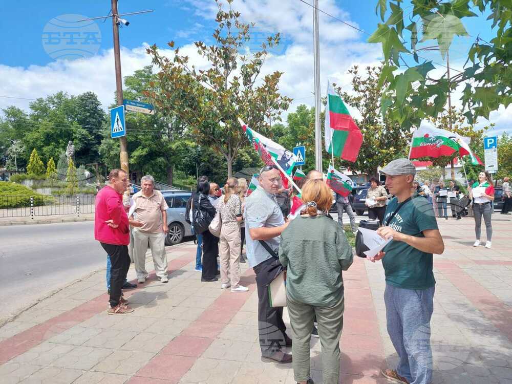 Граждани протестираха в Петрич в защита на българския лев