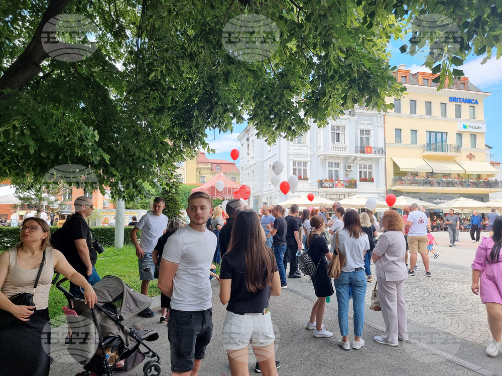 Пловдив - деца загинали на пътя - мирно бдение