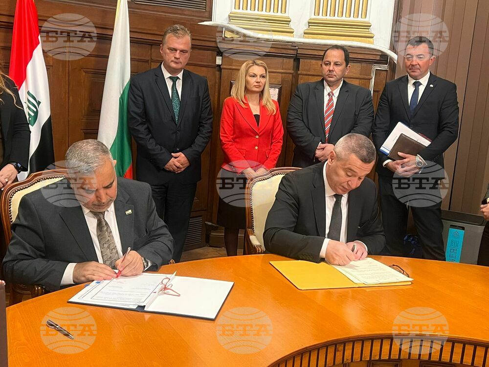 Министрите на земеделието на България и Ирак подписаха Меморандум за разбирателство в областта на земеделието и храните