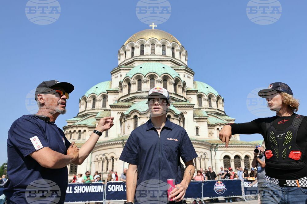 Автомобилно събитие Red Bull Showrun Sofia - тренировка