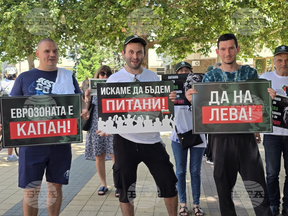 Ловеч - протест - евро