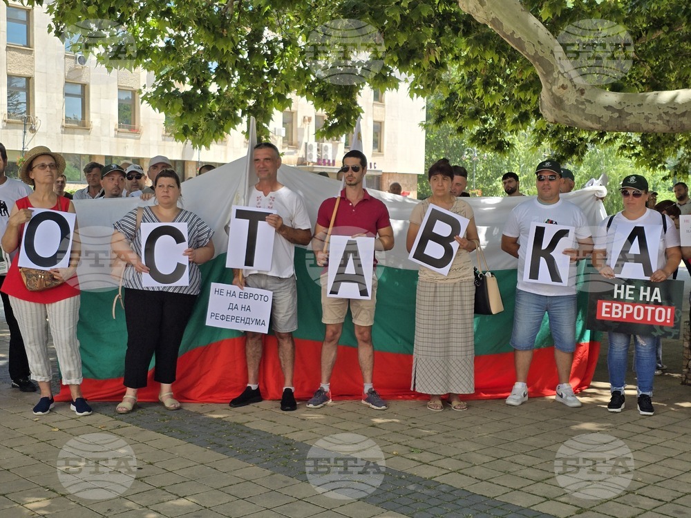 Ловеч - протест - евро