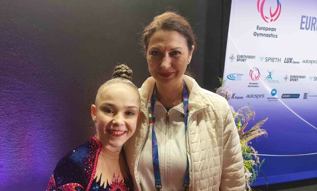 Stiliana Nikolova Claims Three Titles in Apparatus Finals at 41st European Rhythmic Gymnastics Championships