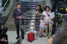 Летище „Васил Левски“ София - Израел - евакуирани българи - посрещане