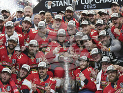 APTOPIX Stanley Cup Oilers Panthers Hockey