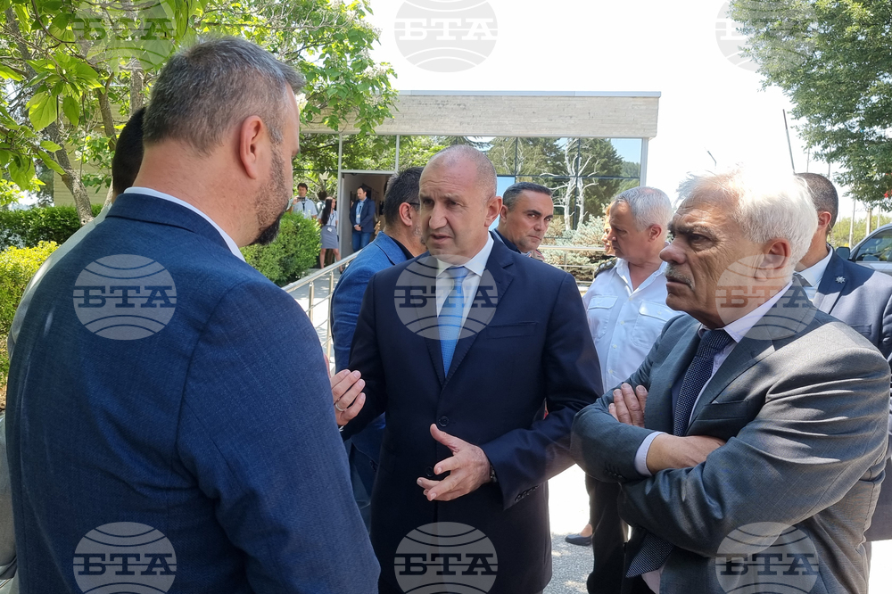 Панагюрище - Румен Радев - посещение