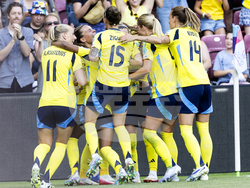 Euro 2025 Denmark Sweden Soccer