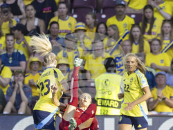 Euro 2025 Denmark Sweden Soccer