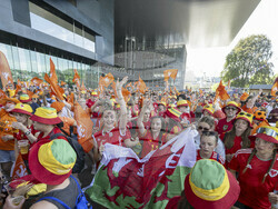 SWITZERLAND SOCCER WOMEN EURO 2025 WAL NED FANS