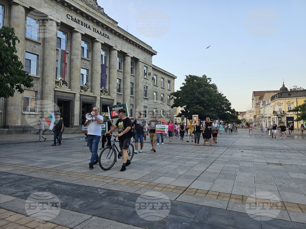 Русе - протест срещу еврото