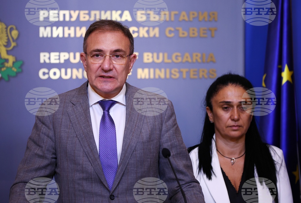 Министерски съвет - Борислав Гуцанов - брифинг