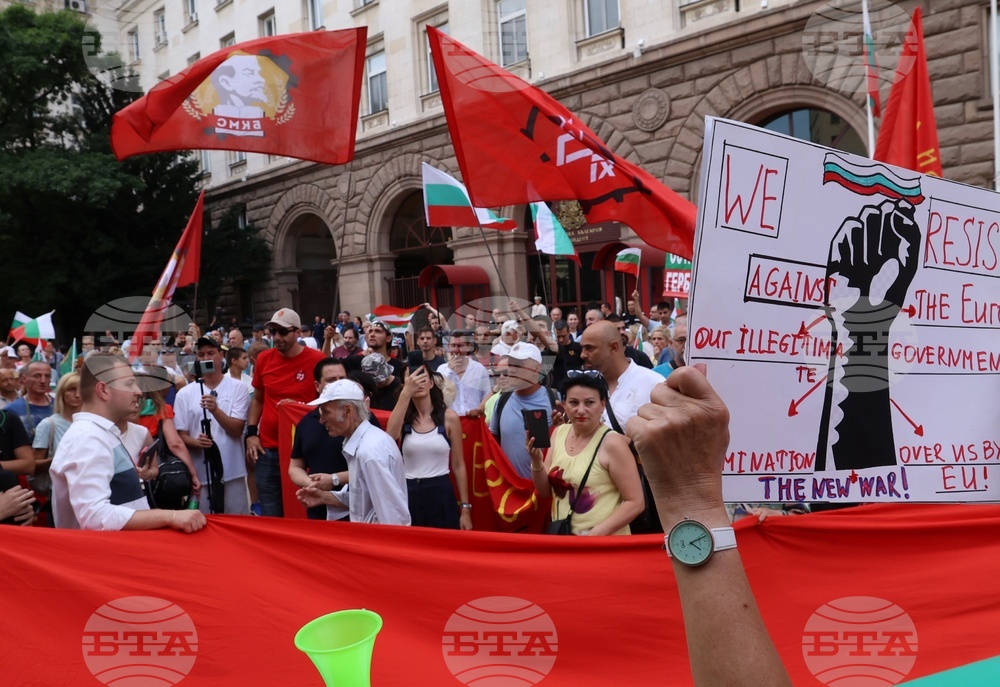 Приключи протестът в защита на българския лев в София