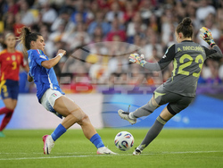 Euro 2025 Italy Spain Soccer
