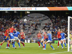 Euro 2025 Italy Spain Soccer
