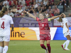 Euro 2025 Poland Denmark Soccer