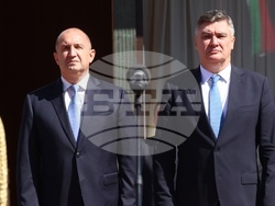 Хърватия - Румен Радев - Зоран Миланович - посрещане - официална церемония