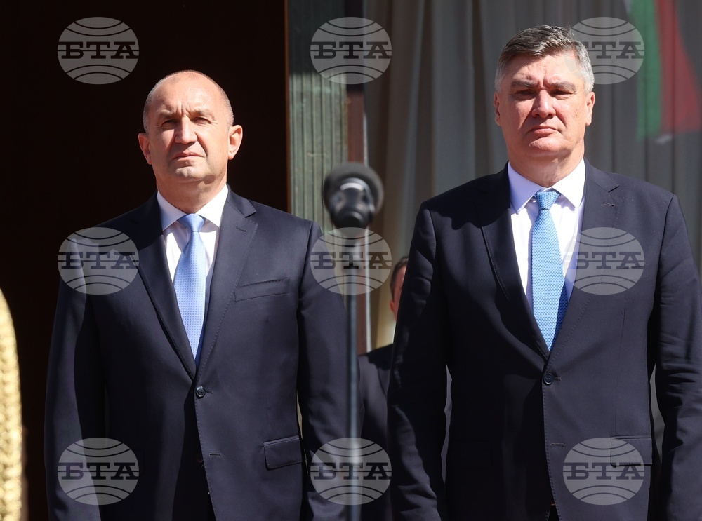Хърватия - Румен Радев - Зоран Миланович - посрещане - официална церемония