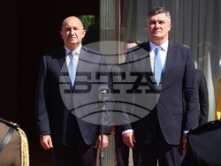 Хърватия - Румен Радев - Зоран Миланович - посрещане - официална церемония