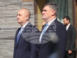 Хърватия - Румен Радев - Зоран Миланович - посрещане - официална церемония